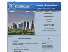Tablet Screenshot of europatrans.be